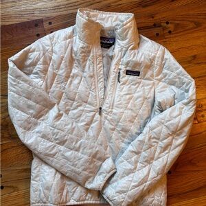 Patagonia Cream Quilted Jacket